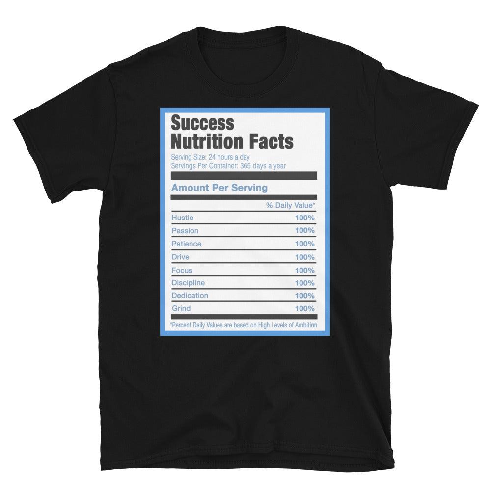 Black Success Nutrition Shirt AJ 1 Retro High White University Blue photo