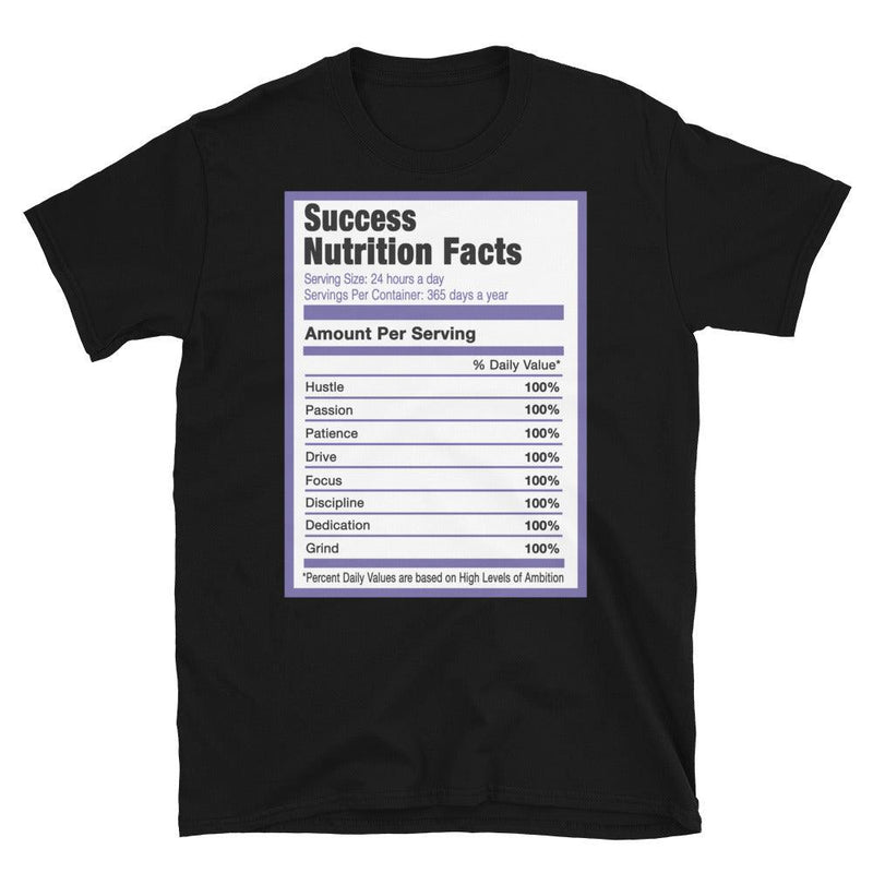Success Nutrition T-Shirt AJ 1 Mid White Black Purple photo