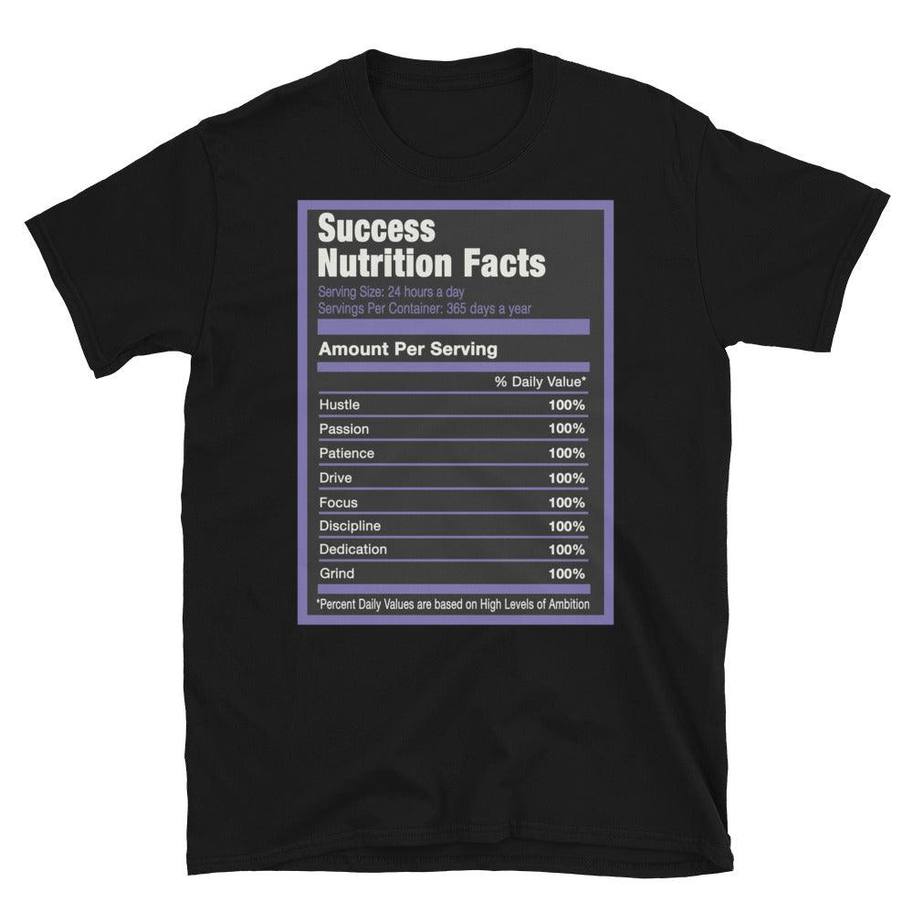 Success Nutrition T-Shirt AJ 1 Mid Purple Black photo
