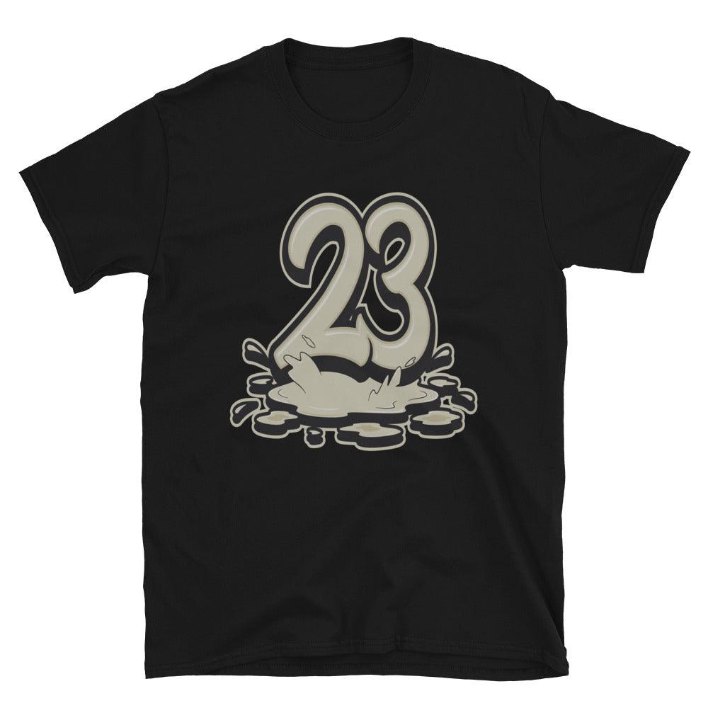 Black 23 Melting Shirt Yeezy Boost 350 V2 Slate photo