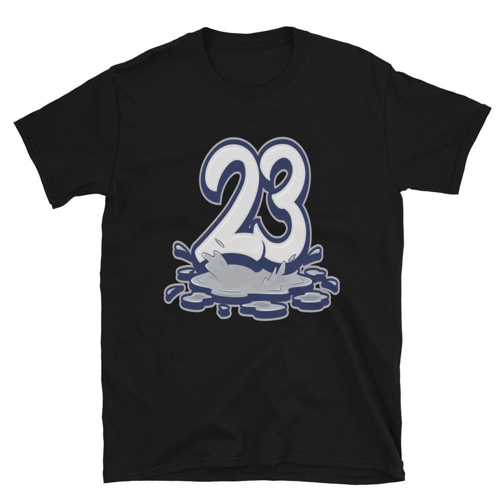 Black 23 Melting Shirt AJ 3 Midnight Navy photo