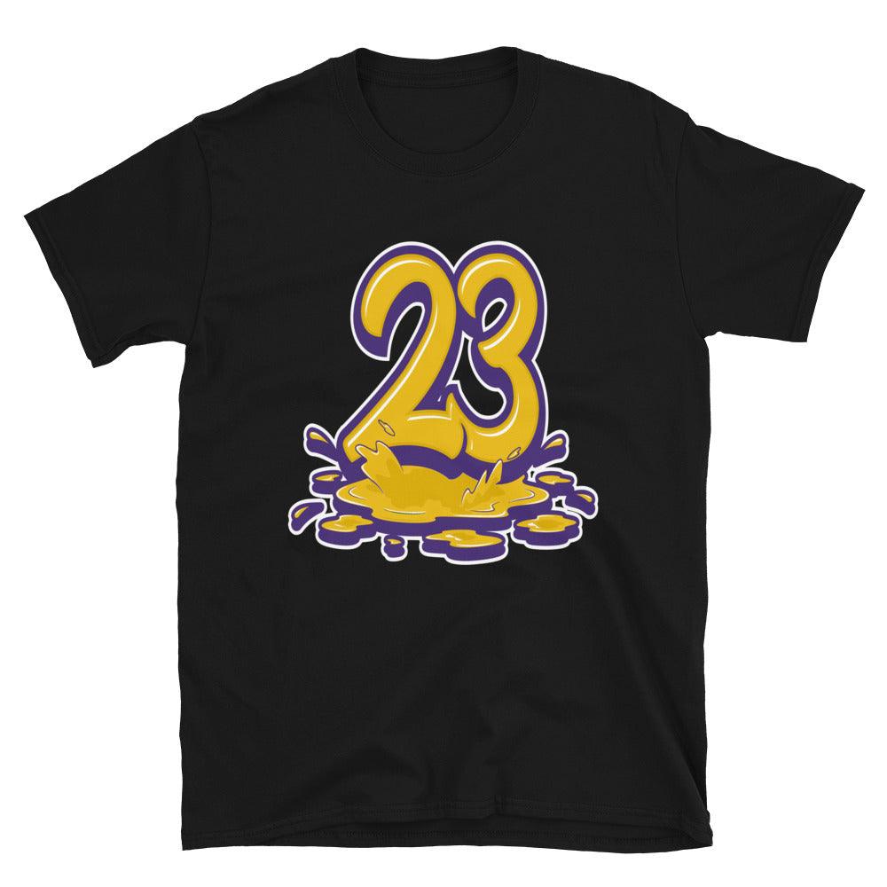 Black 23 Melting Shirt Nike Dunk High Lakers photo