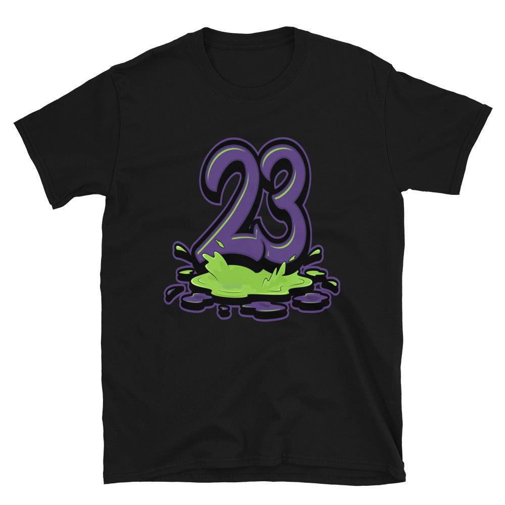 Black 23 Melting Shirt AJ 13 Court Purple photo