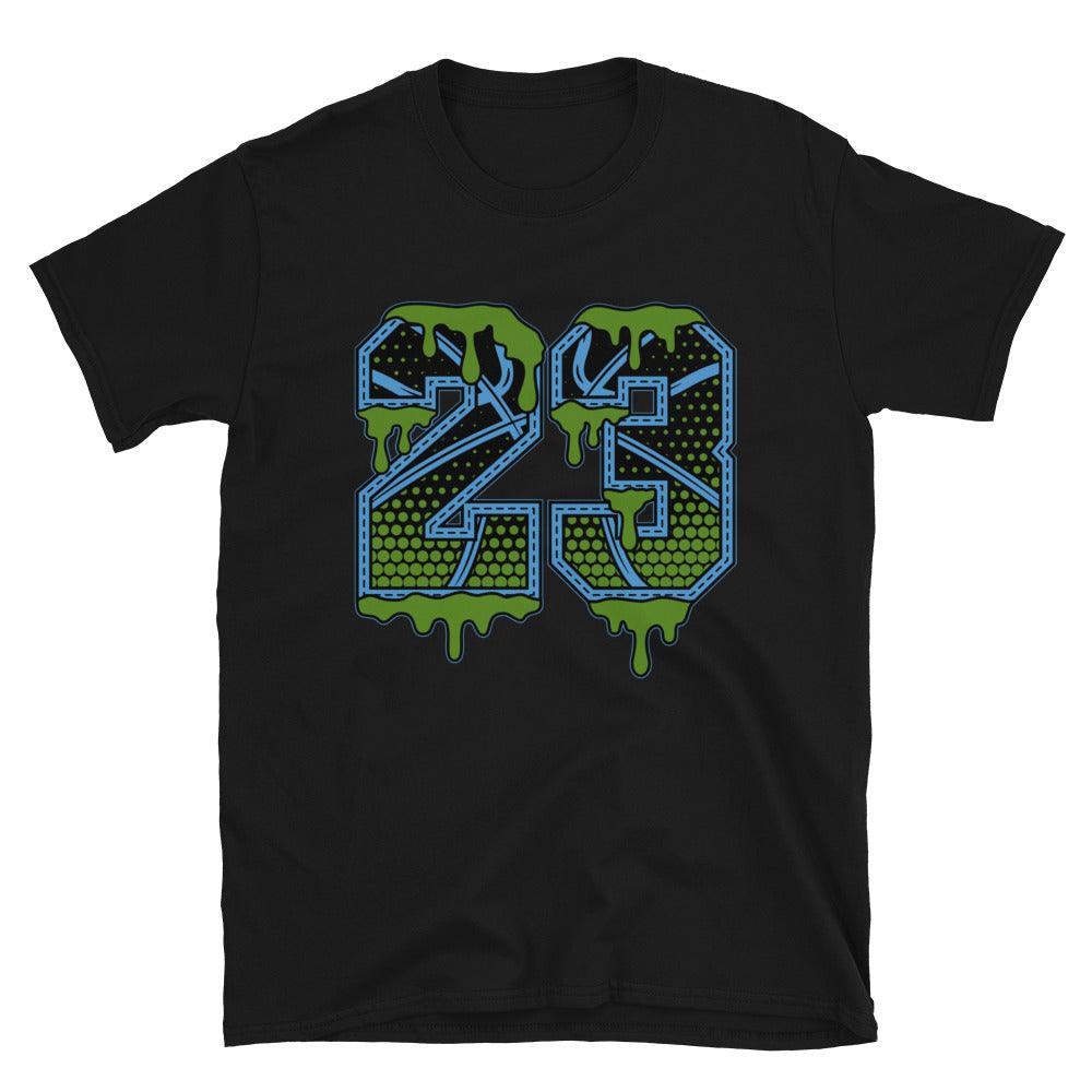 Number 23 Ball Shirt AJ 13 Retro Black University Blue photo