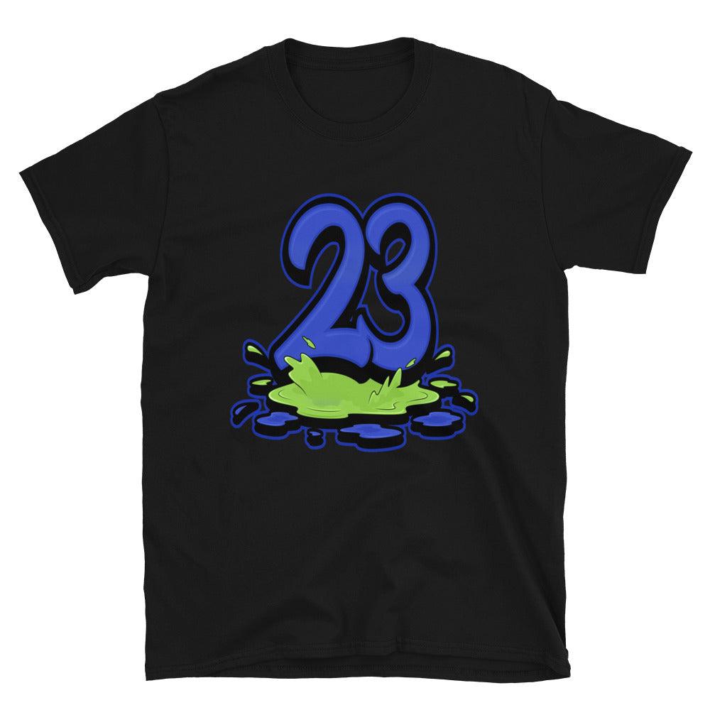 Black 23 Melting Shirt AJ 13 Hyper Royal photo