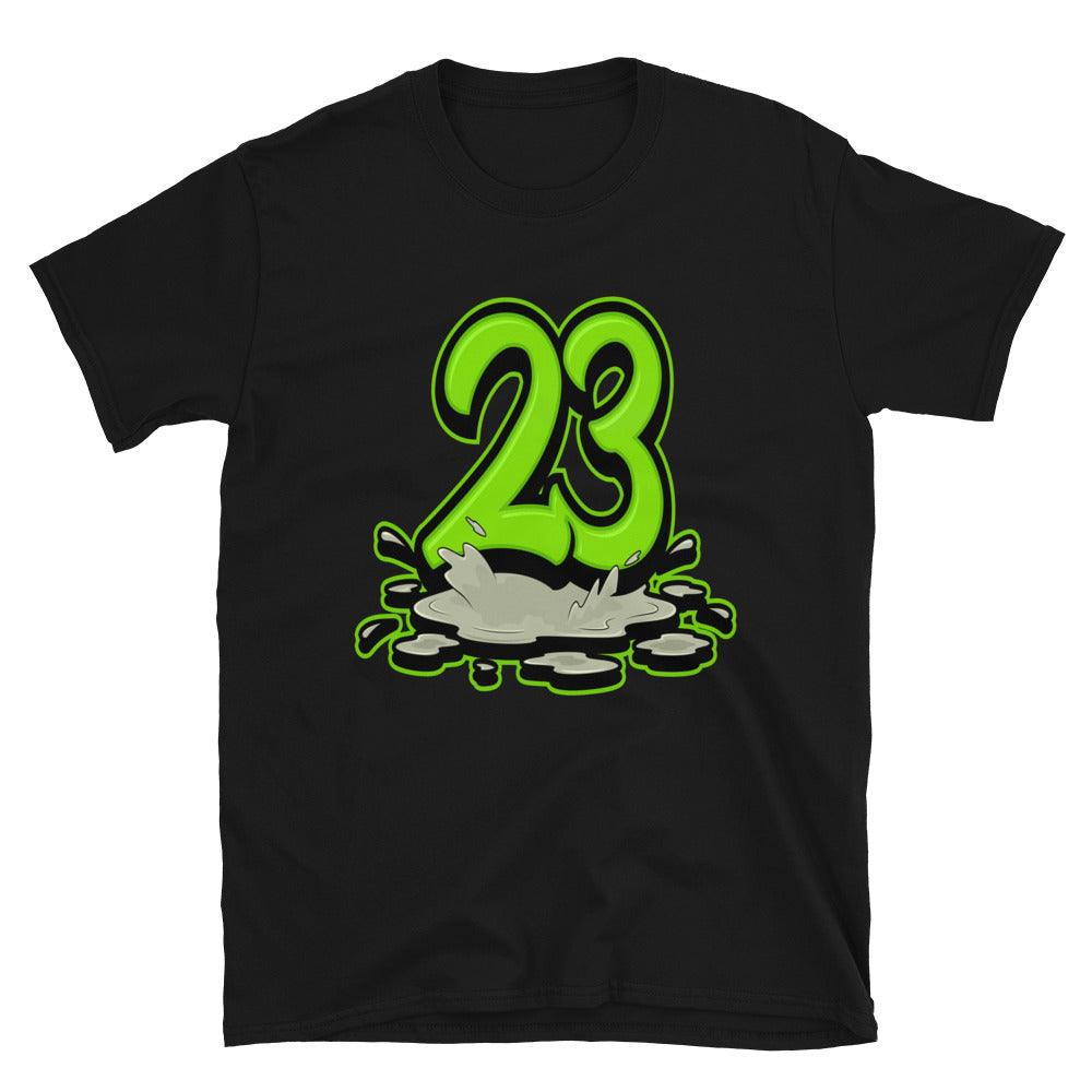 Black 23 Melting Shirt AJ 6 Retro Electric Green photo