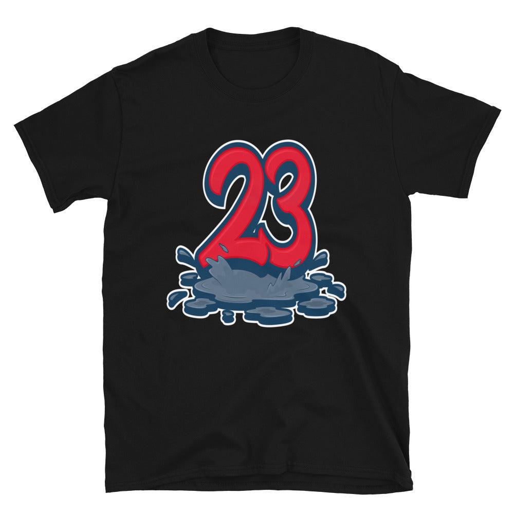 Black 23 Melting Shirt AJ 4 Deep Ocean photo