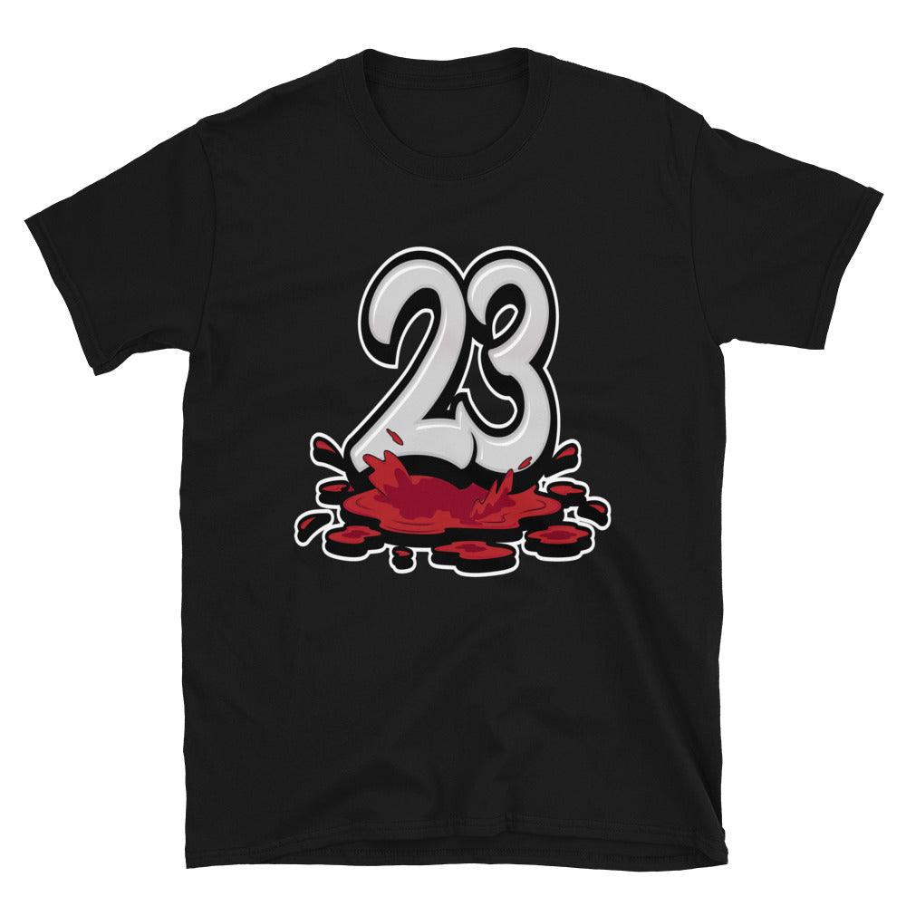 Black 23 Melting Shirt AJ 2 Retro OG Chicago photo