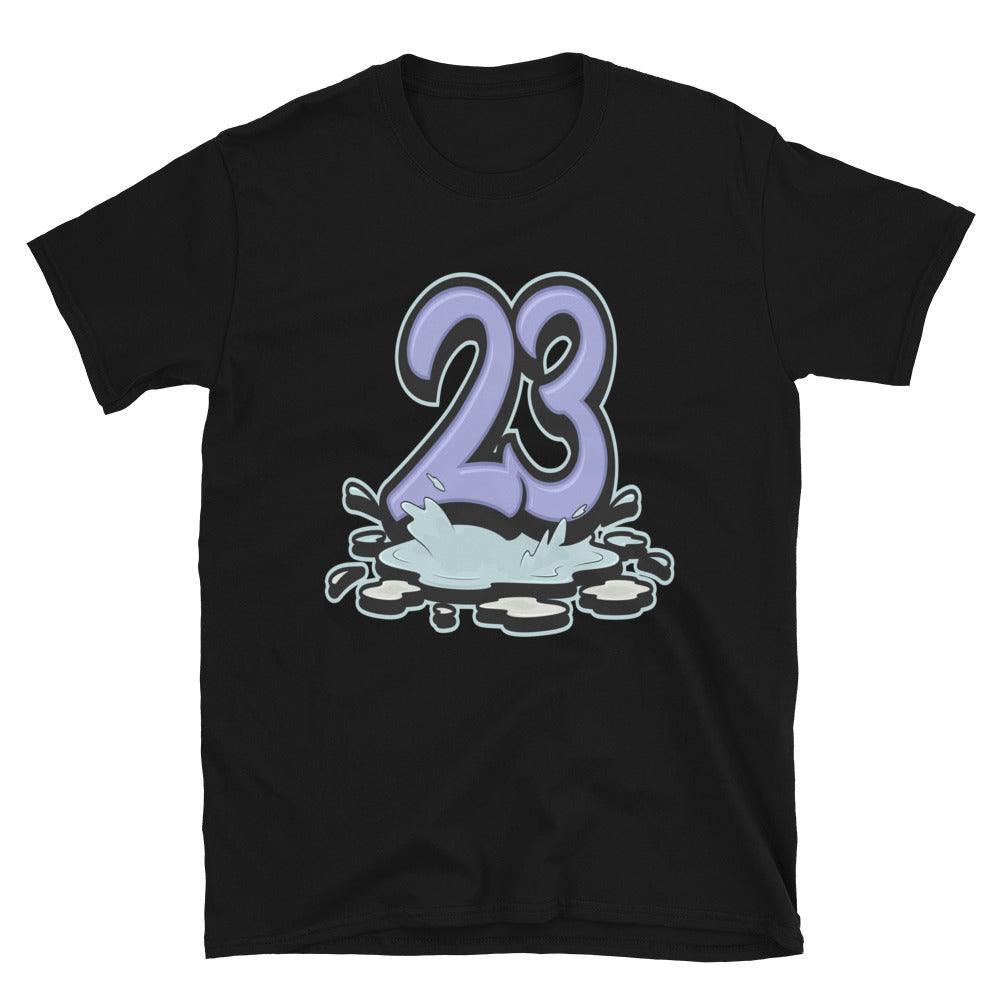Black 23 Melting AJ 1 Purple Pulse Shirt photo