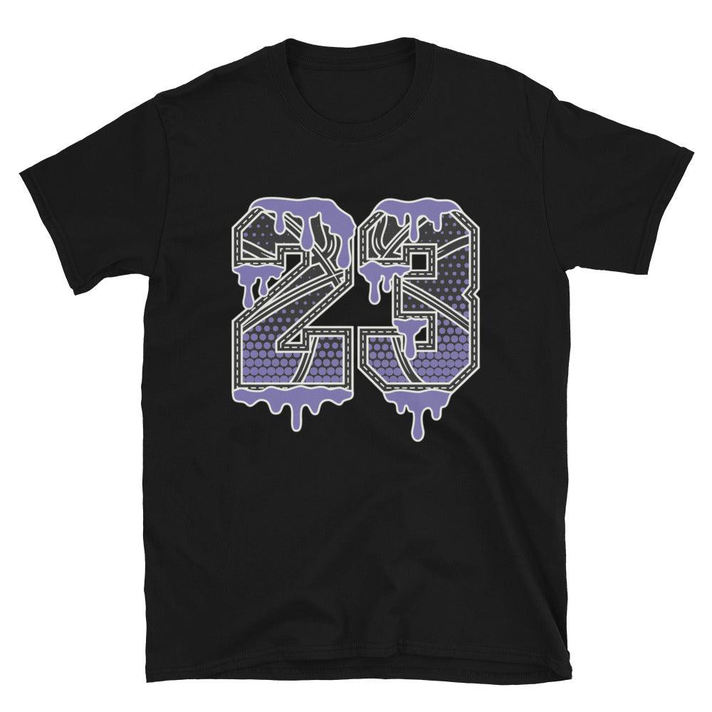 Number 23 Ball Shirt AJ 1 Mid Purple Black photo 