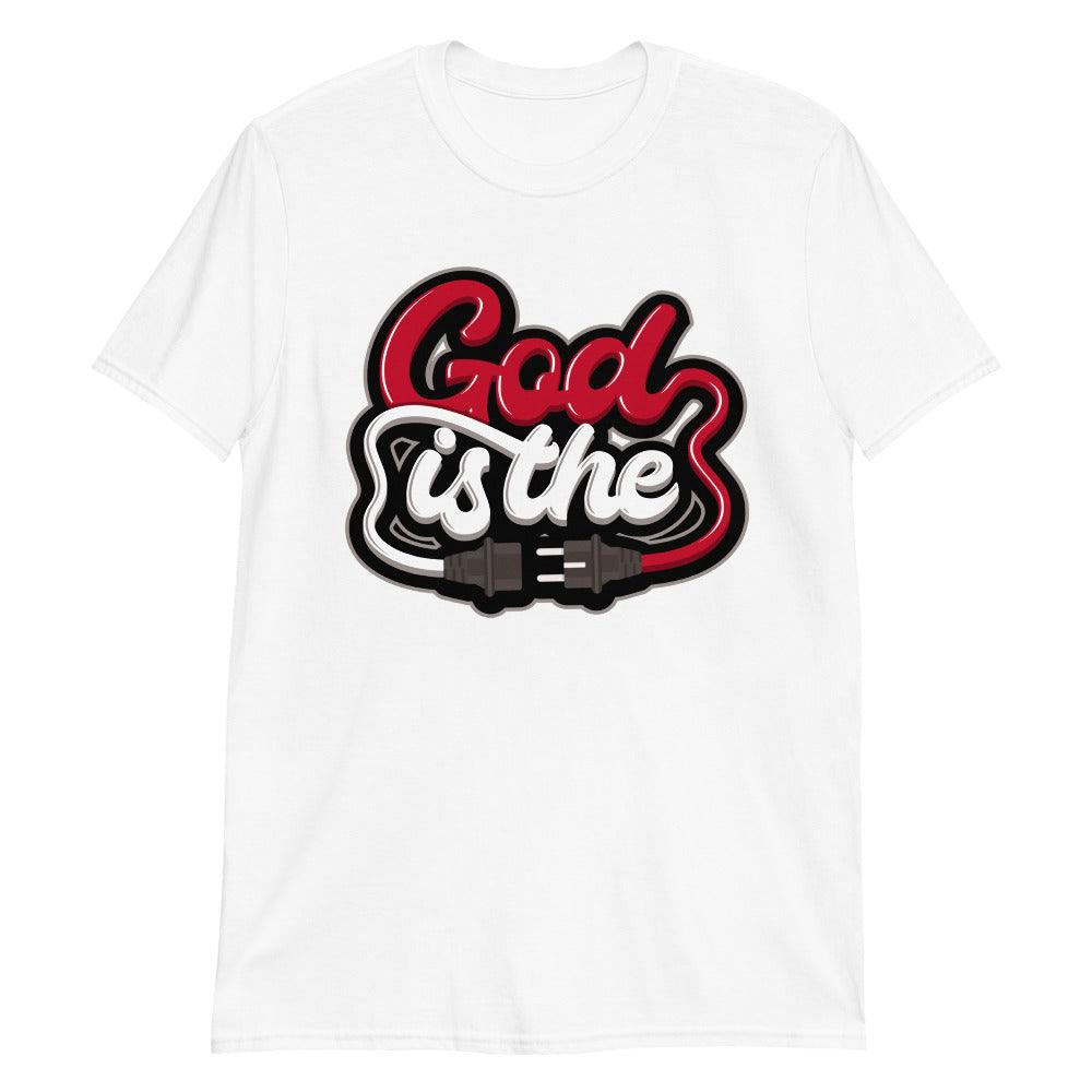 God Is Shirt AJ 4s Retro Fire Red 2020 Sneakers photo
