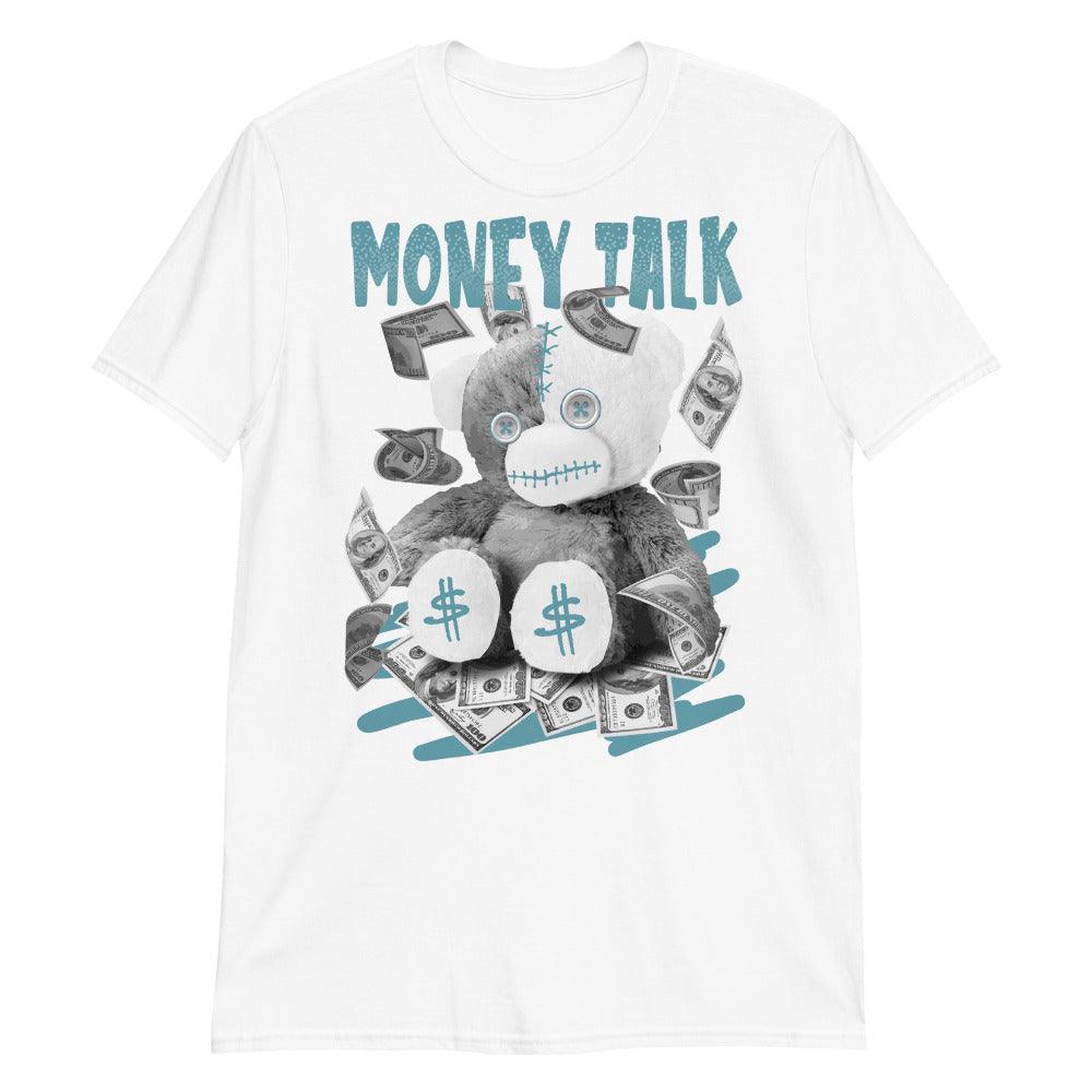 White Money Talk Shirt Air Jordan 11 Retro Low Legend Blue photo