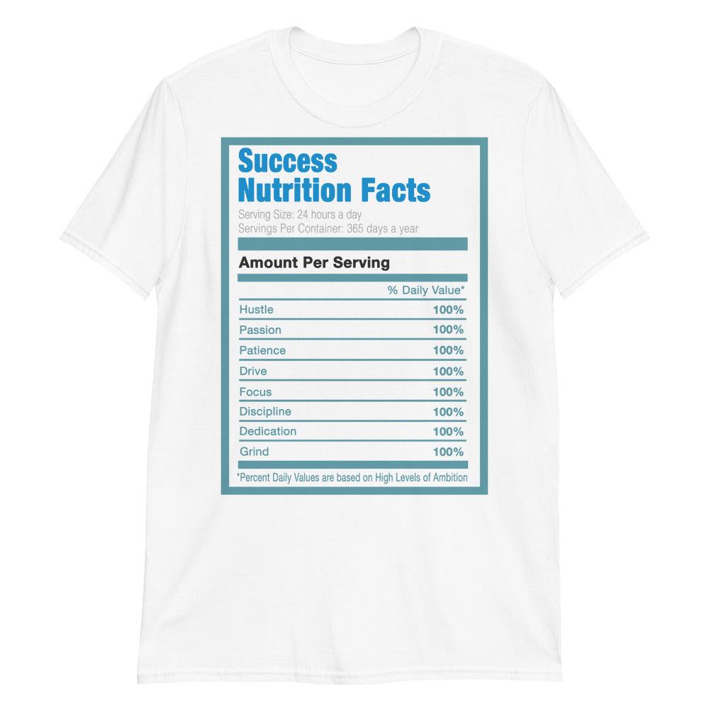 White Success Nutrition Facts Shirt AJ 11s photo