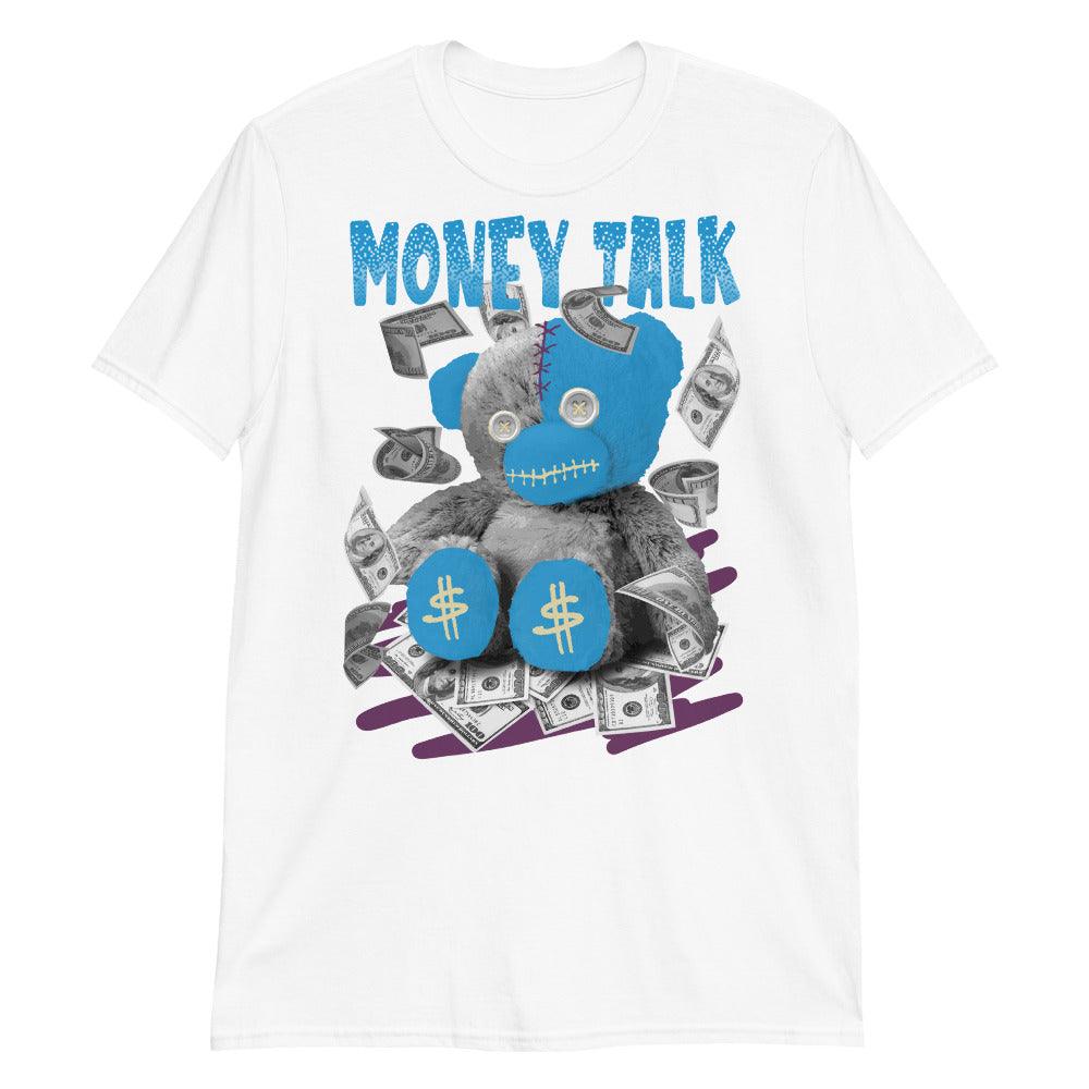 white Money Talk Shirt Nike Dunk Low Undefeated 5 On It Dunk vs AF1 photo
