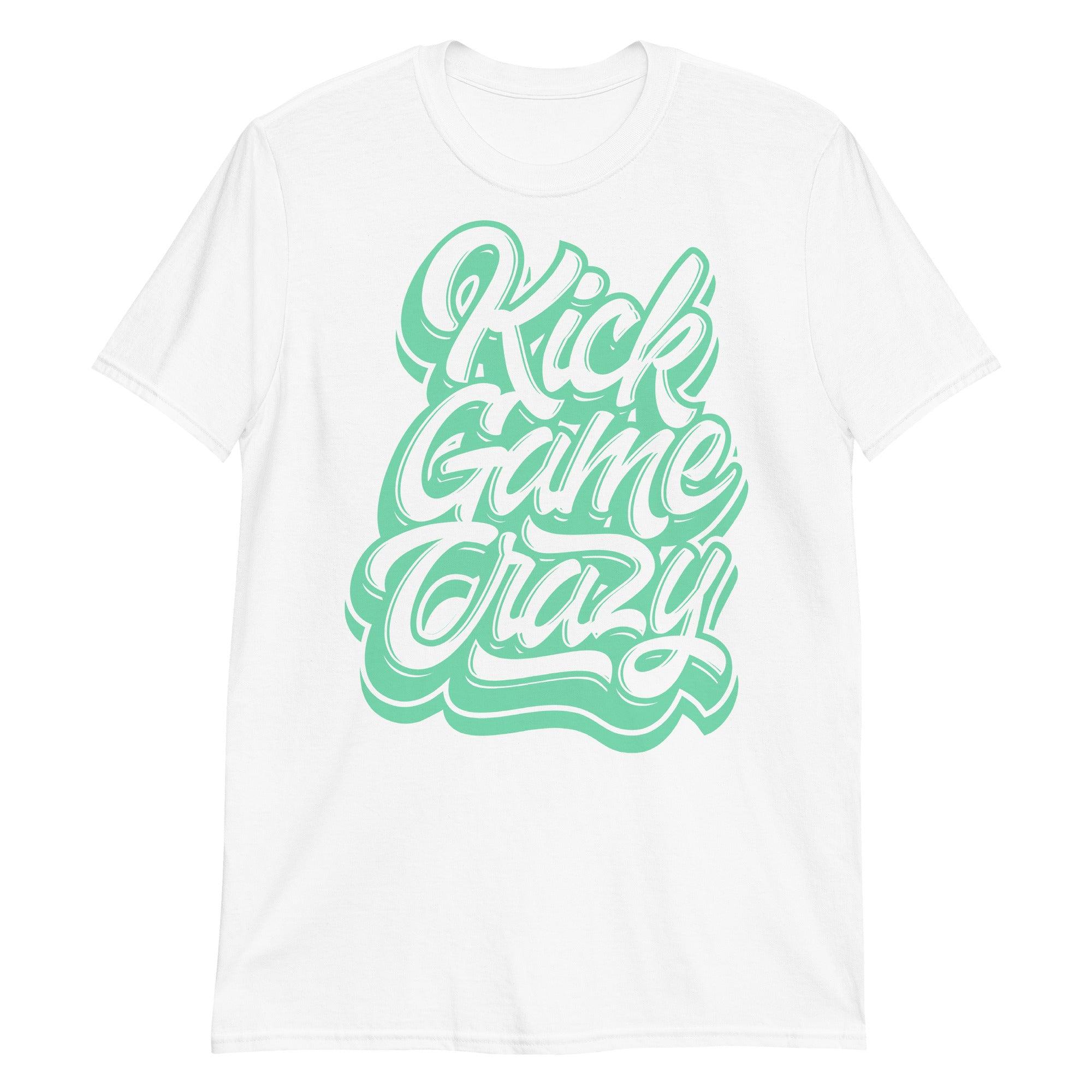 White Kick Game Crazy Shirt Nike Dunk Low Green Glow photo