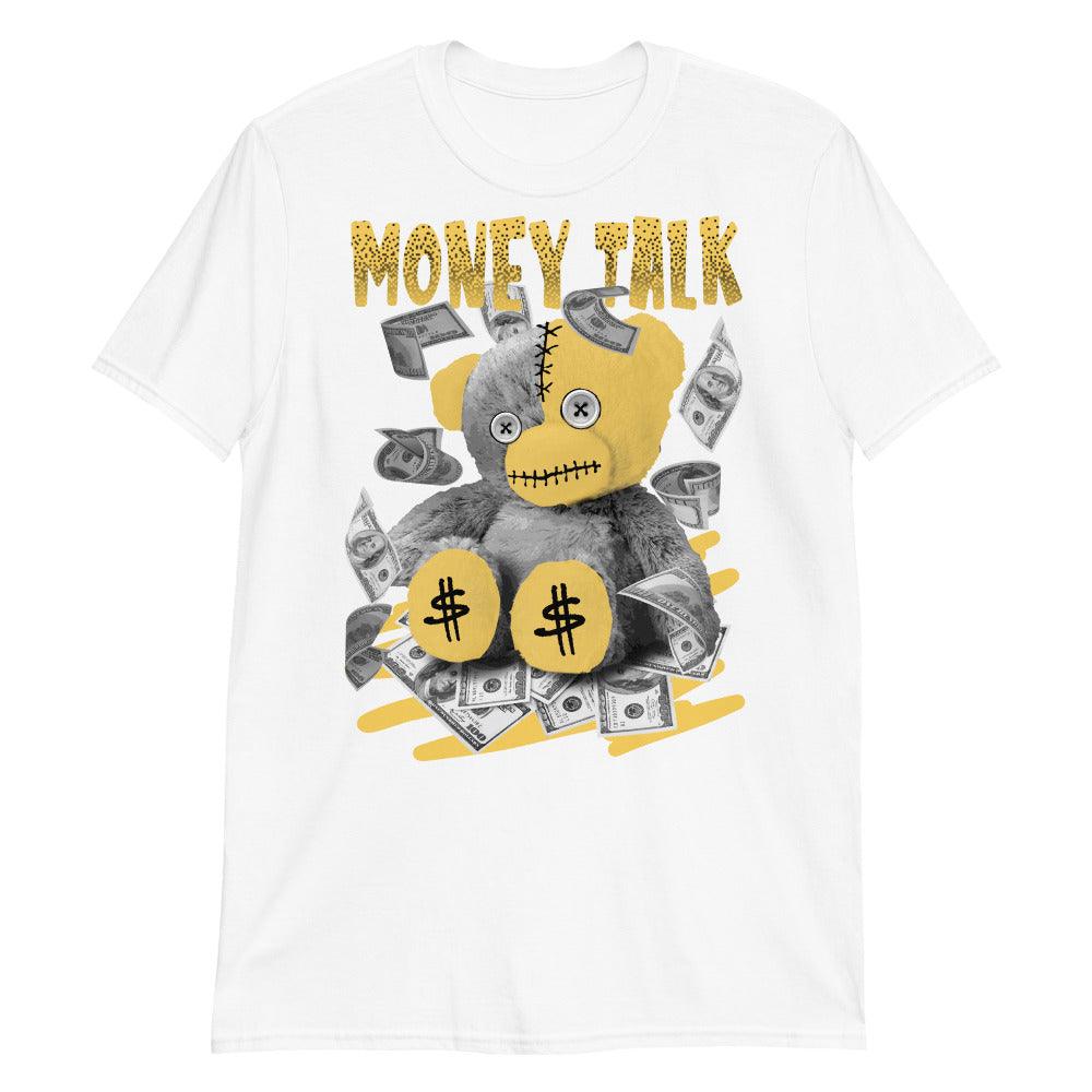 White Money Talk Shirt AJ 4 Retro Lightning 2021 photo