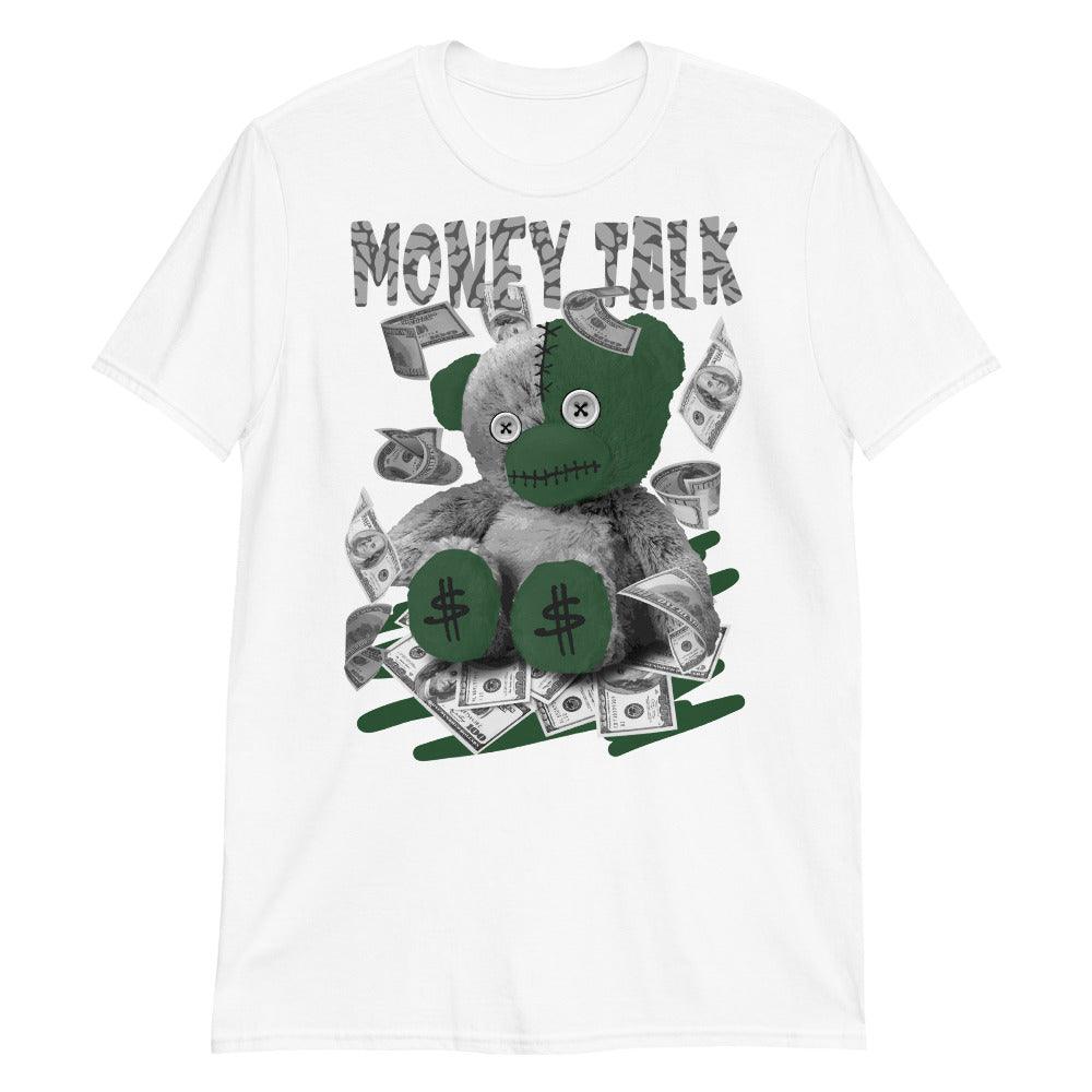 White Money Talk Shirt AJ 3 Pine Green photo