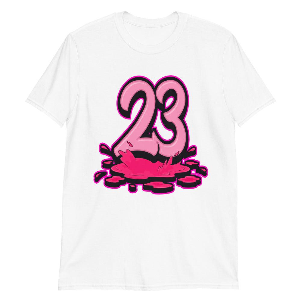 Jordan 14s Low Shocking Pink Shirt - 23 Melting - Sneaker Shirts Outlet