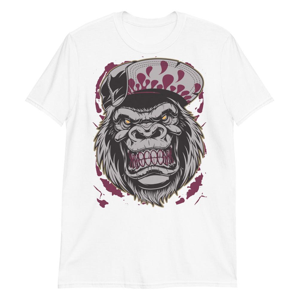 White Gorilla Beast Shirt Jordan 6s Bordeaux photo