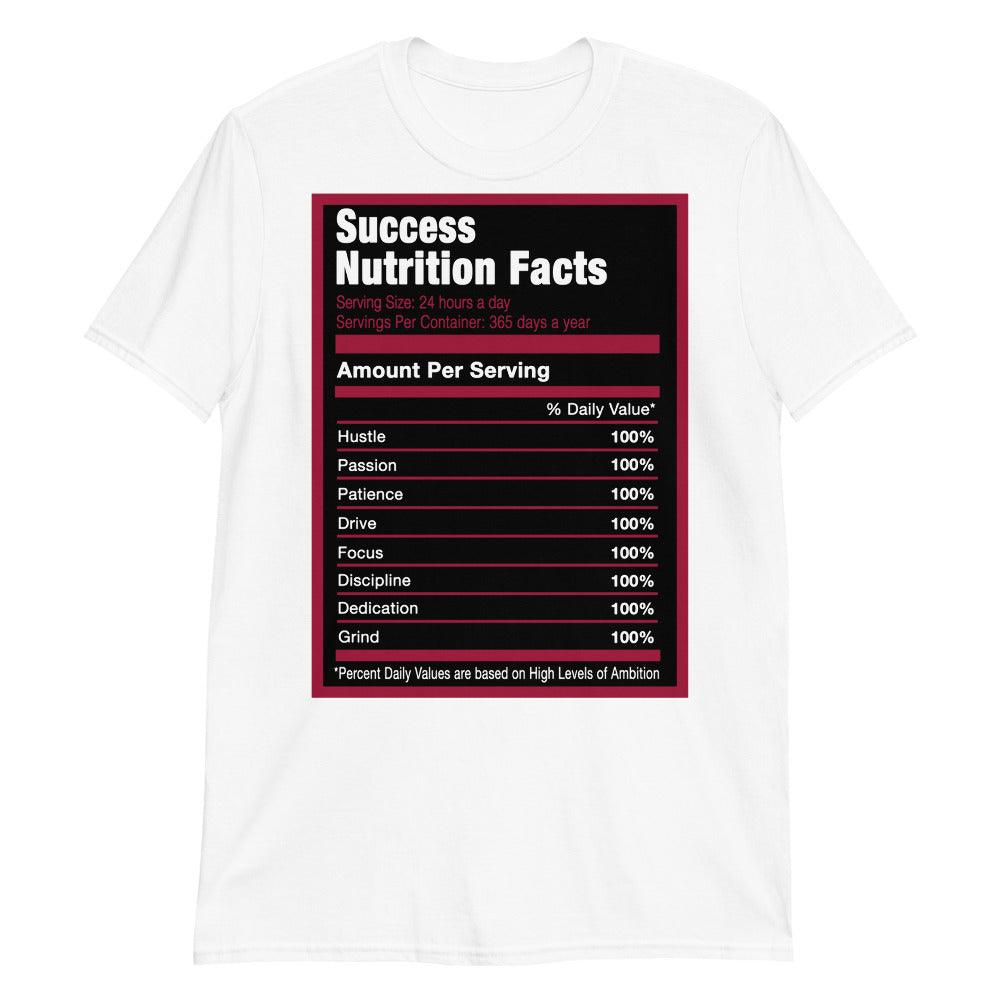 White Success Nutrition Facts Shirt by Dope Star Clothing® photo