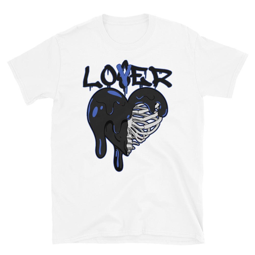 White Lover Tee for Yeezy Boost 350 V2 Dazzling Blue photo