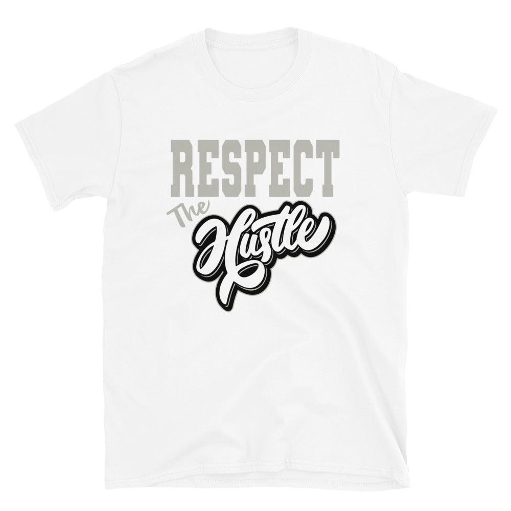 White Respect The Hustle Shirt AJ 11 Retro Jubilee photo