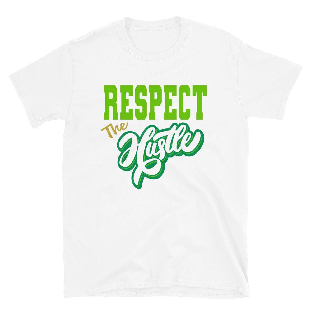 White Respect The Hustle Shirt Nike Air Max 90 St Patricks Day 2021 photo