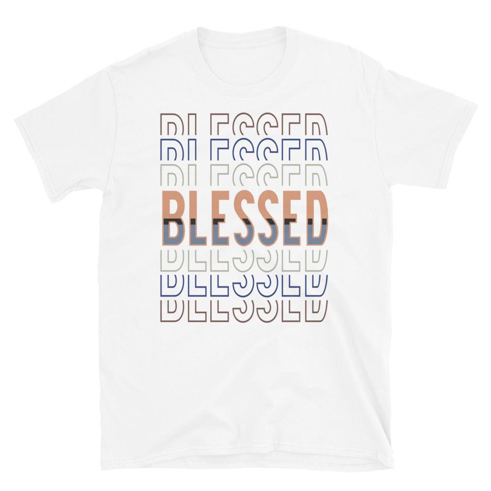 White Blessed Shirt Yeezy 500 Enflame photo