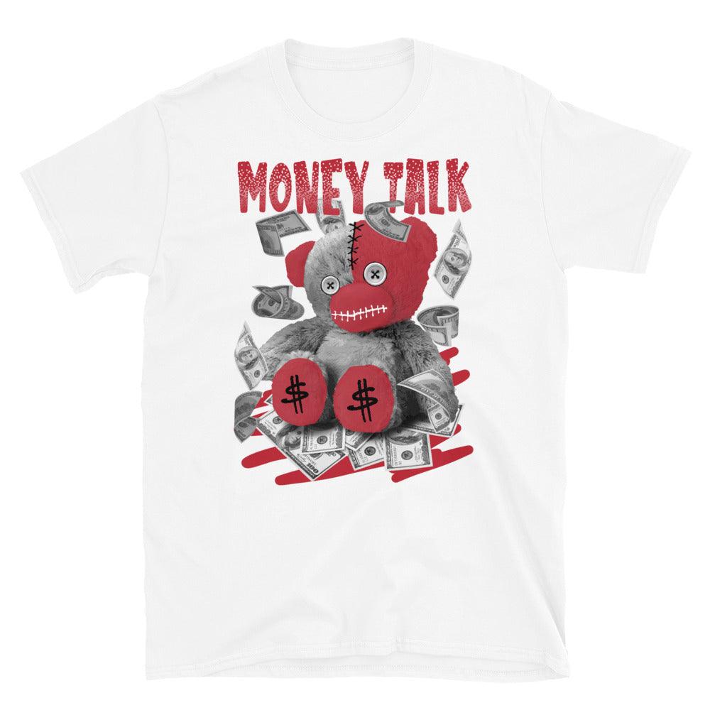 White Money Talk Shirt AJ 5 Retro Raging Bull 2021 photo