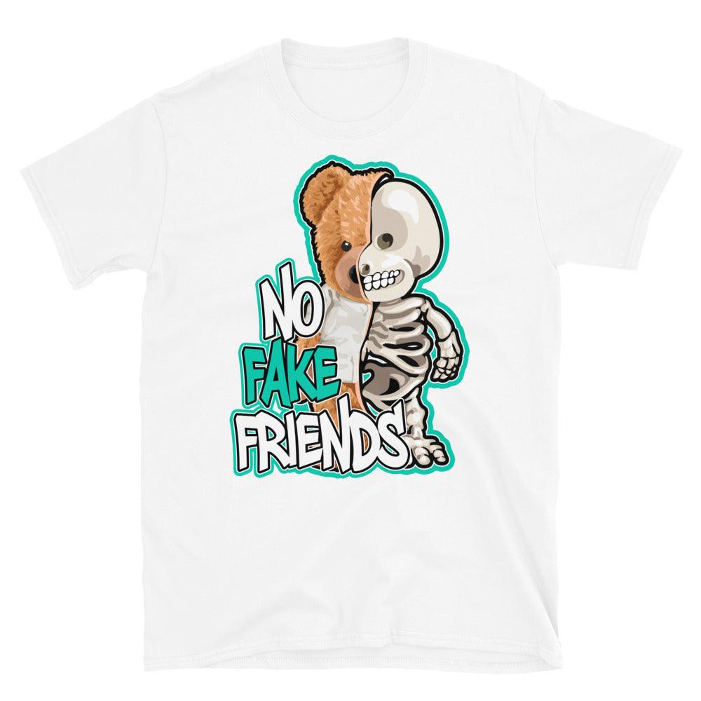 White No Fake Friends Shirt AJ 1 Mid Tropical Twist Igloo photo