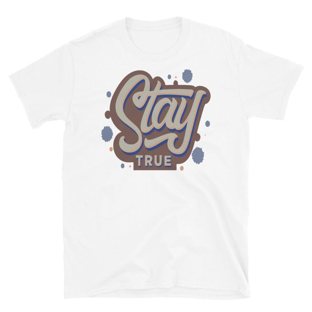 White Stay True Shirt Yeezy 500 Enflame photo