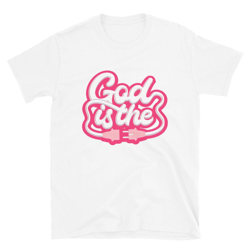 White God Is Shirt AJ 12 Retro Arctic Punch Hyper Pink photo