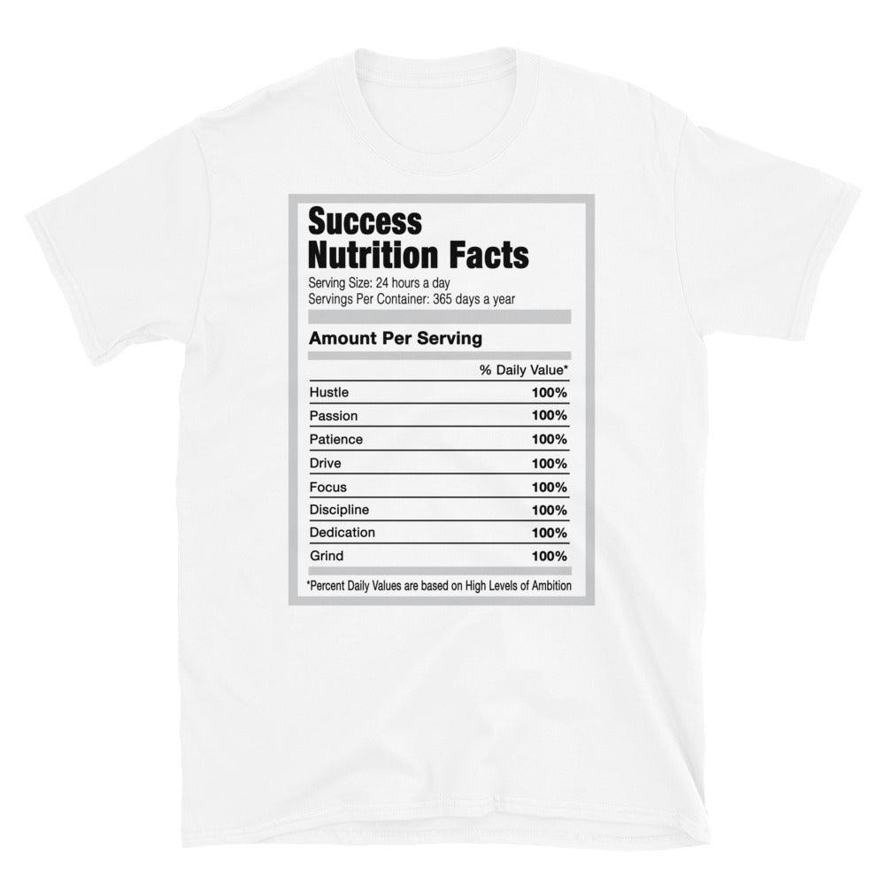 White Success Nutrition Shirt AJ 1 Low Shadow Toe photo