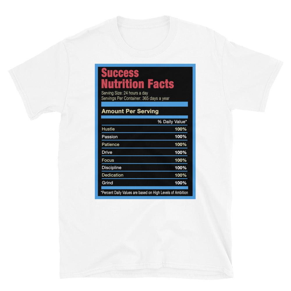 White Success Nutrition Facts Shirt AJ 4 Union Off Noir photo