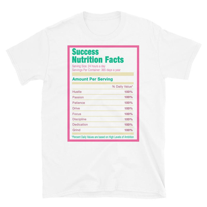 White Success Nutrition Shirt AJ 1 Mid Paint Drip photo