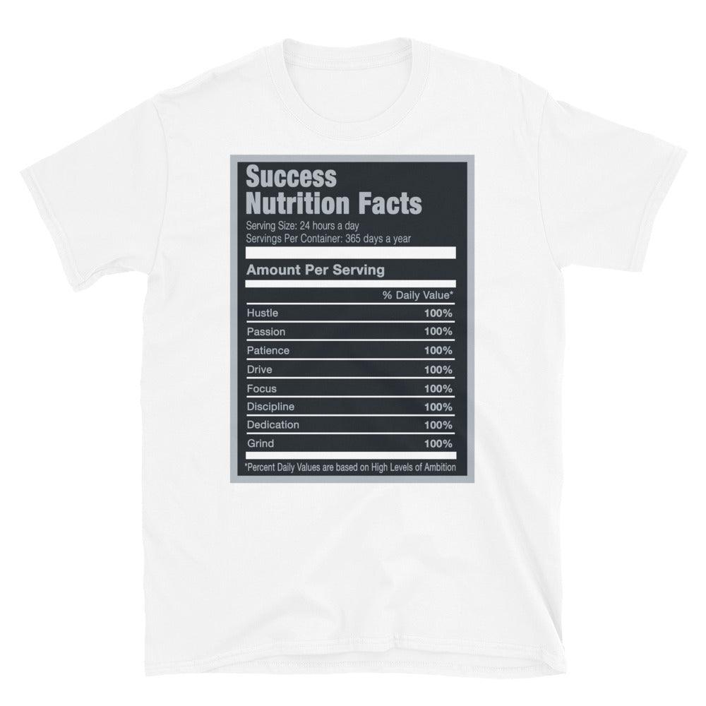 White Success Nutrition Facts Shirt Nike Dunk Low Georgetown photo