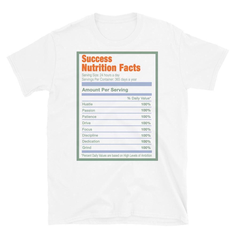 White Success Nutrition Shirt Nike Dunk Low NY vs NY photo