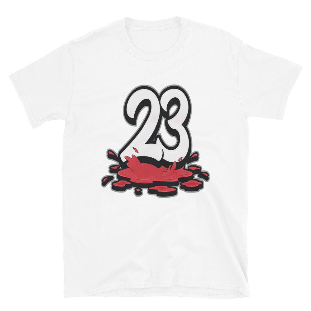 White 23 Melting Shirt AJ 5 Retro Quai 54 photo