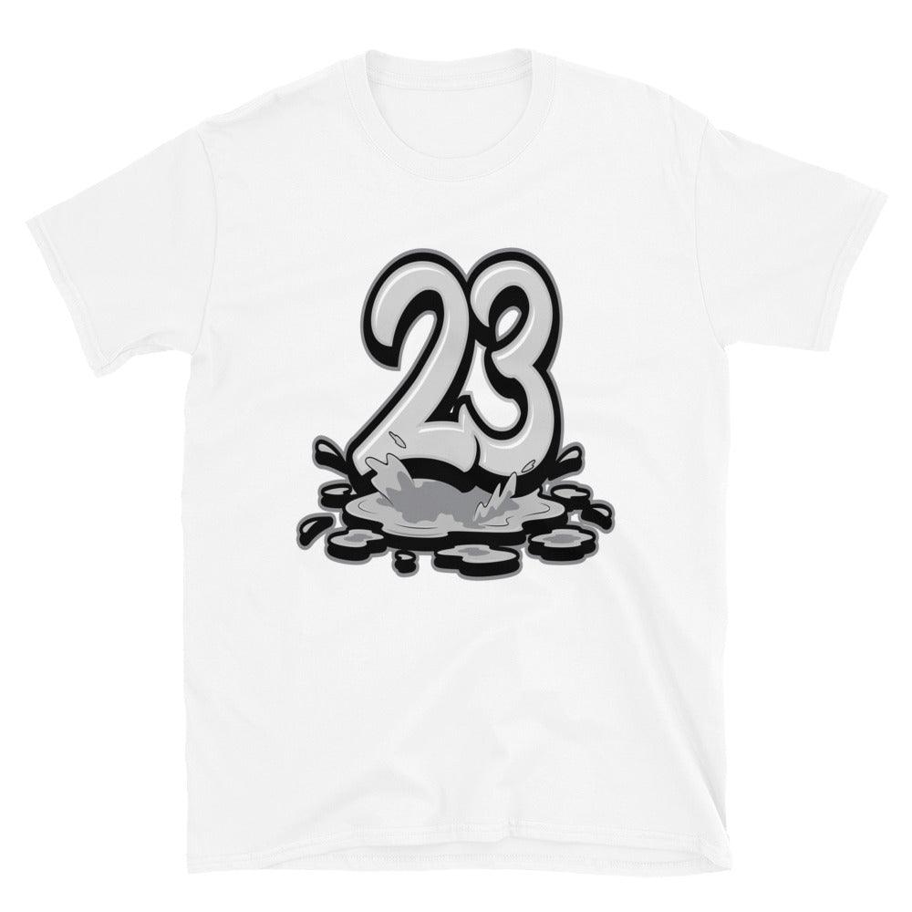 White 23 Melting Shirt AJ 4 Retro SE Black Canvas photo