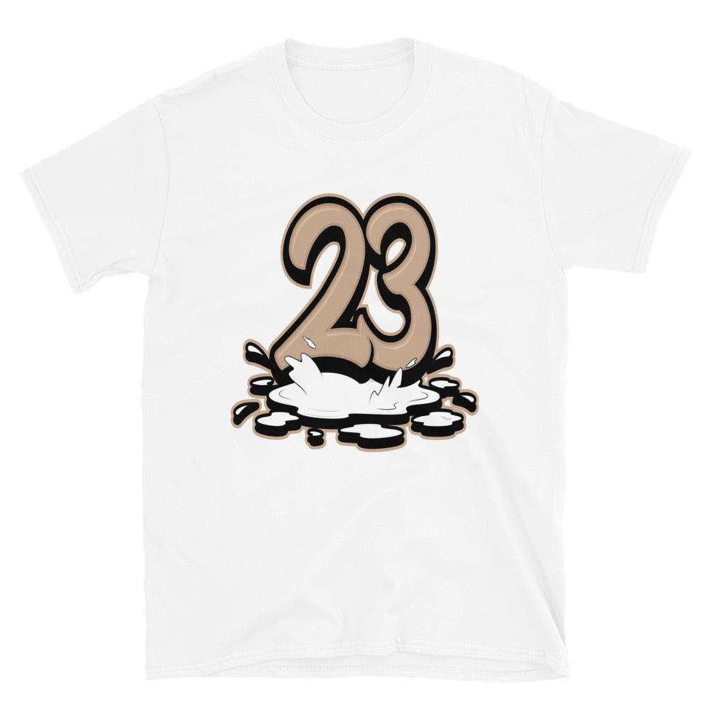 White 23 Melting Shirt AJ 1 Low Desert photo