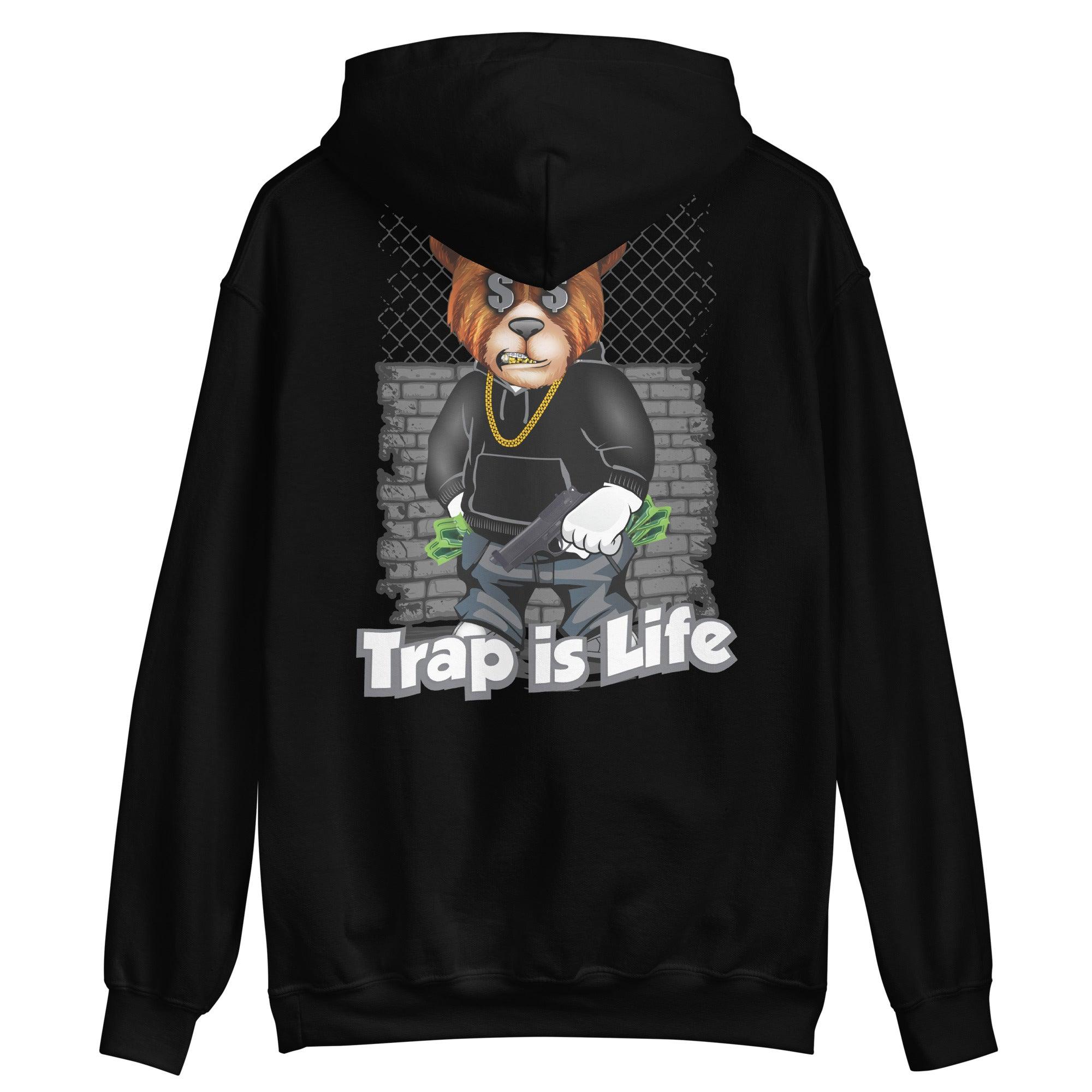 Trap is Life Bear Sneaker Hoodie photo