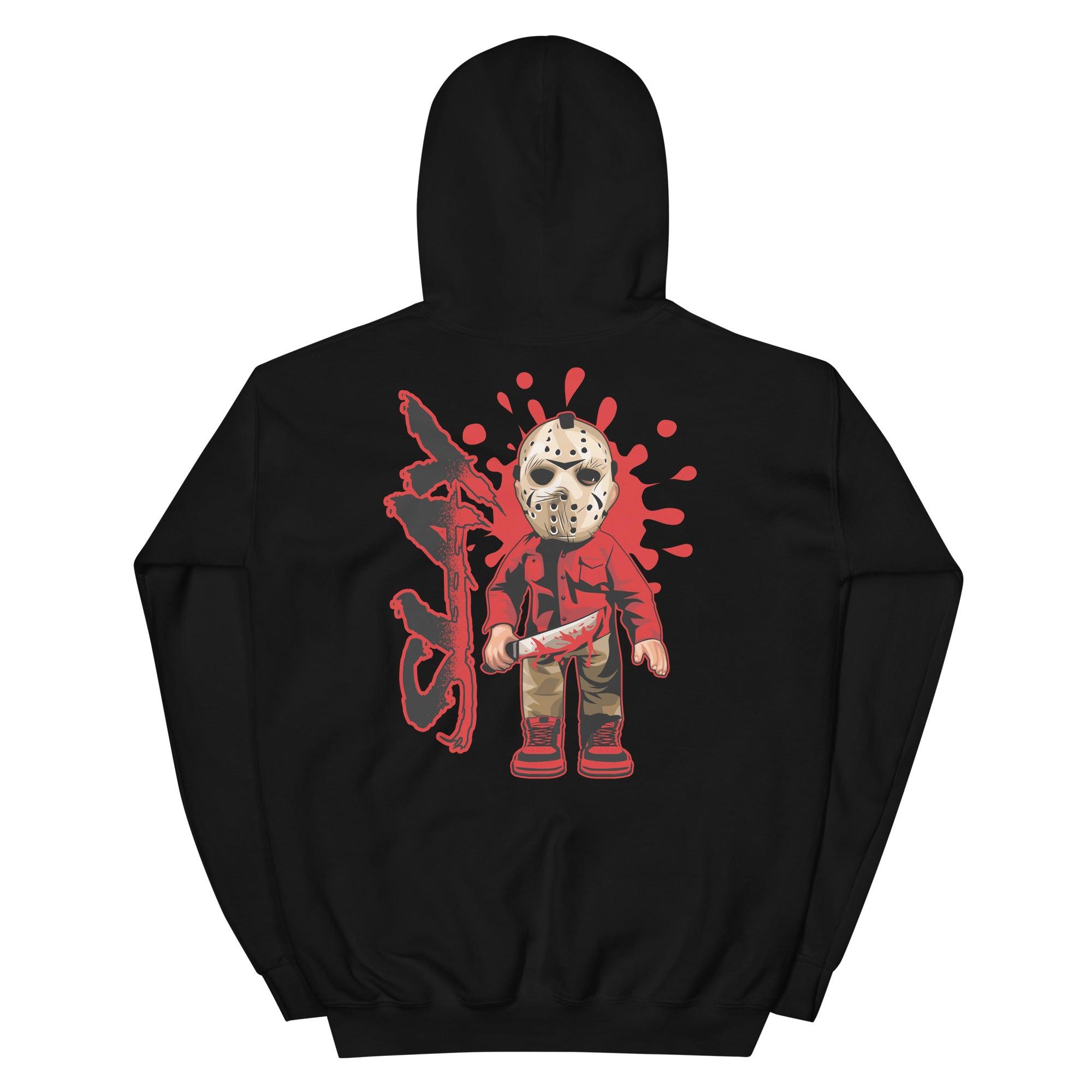 Black Friday the 13th Hoodie Air Jordan 9s Retro Chile Red photo 