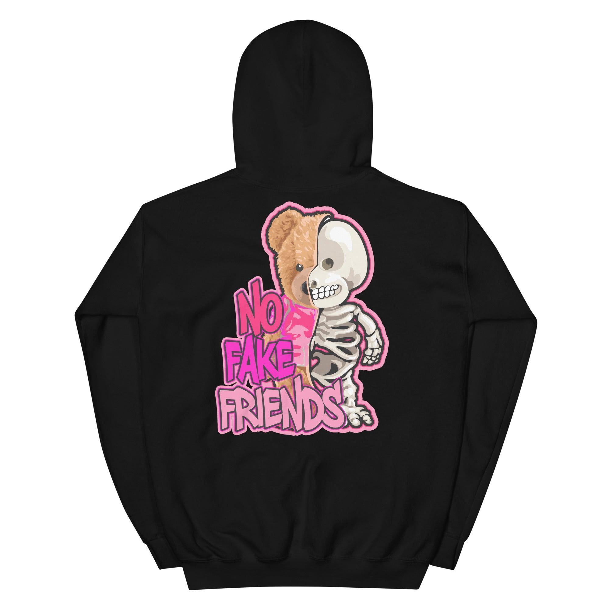 No Fake Friends Sneaker Sweatshirt AJ 14s Low Shocking Pink photo