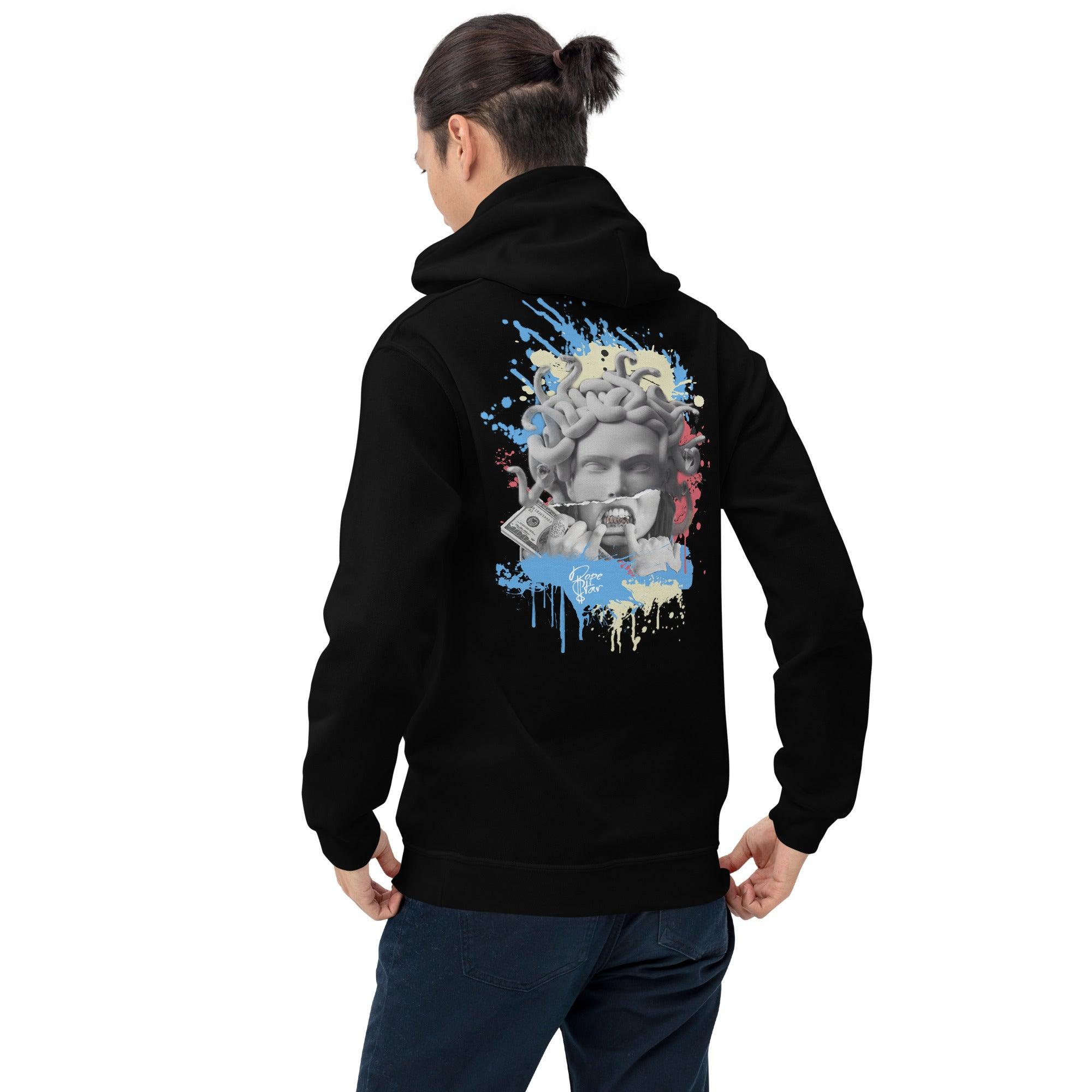 Black Medusa Hoodie AJ 5s Union Off Noir photo