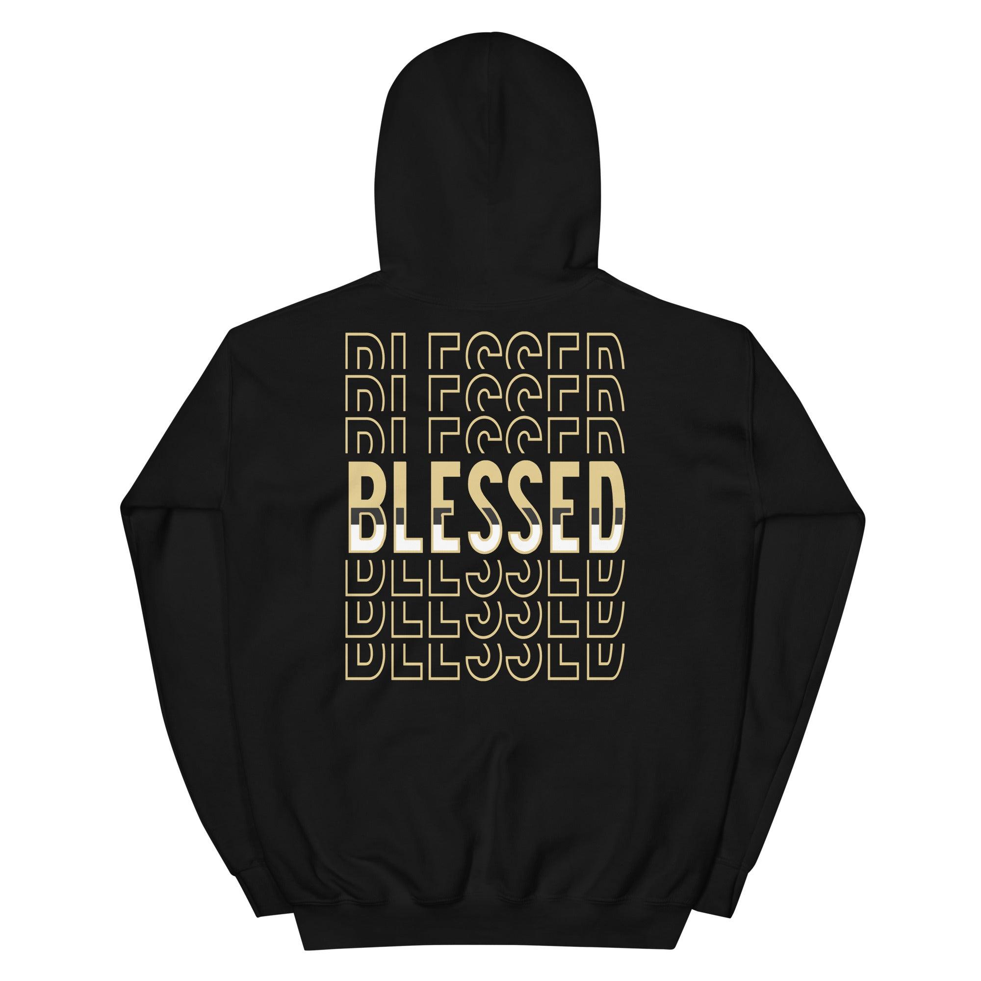 Black Blessed Hoodie Air Jordan 1 Retro High Pollen photo