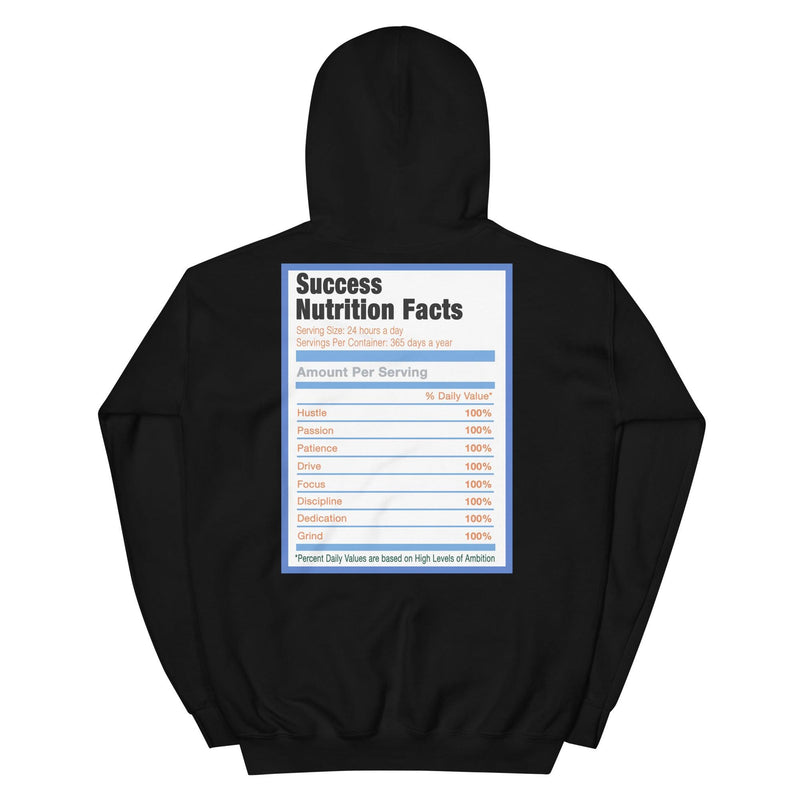 Black Success Nutrition Facts Hoodie Yeezy Boost 700 Bright Blue photo