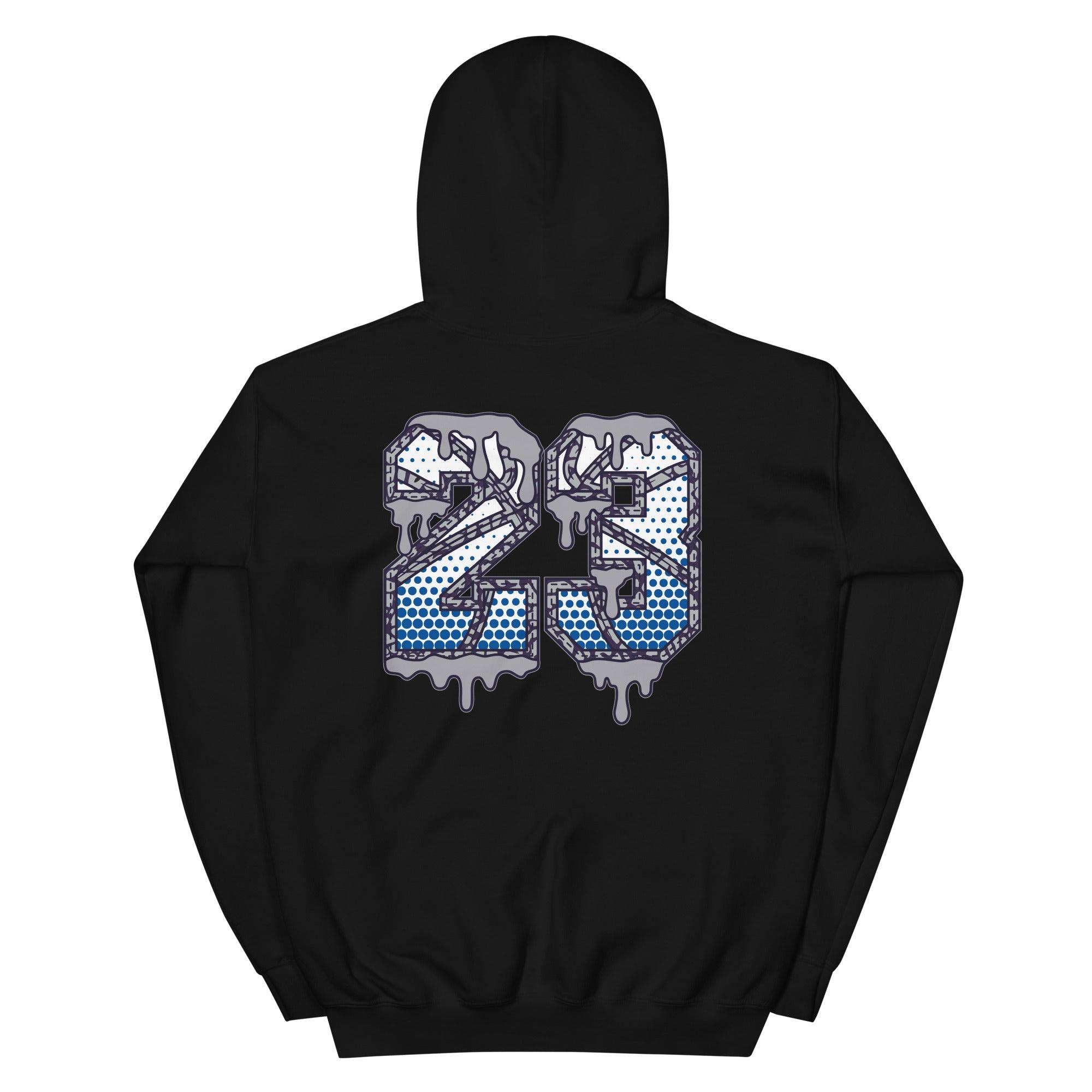 Black 23 Ball Hoodie AJ 3 Retro Racer Blue photo