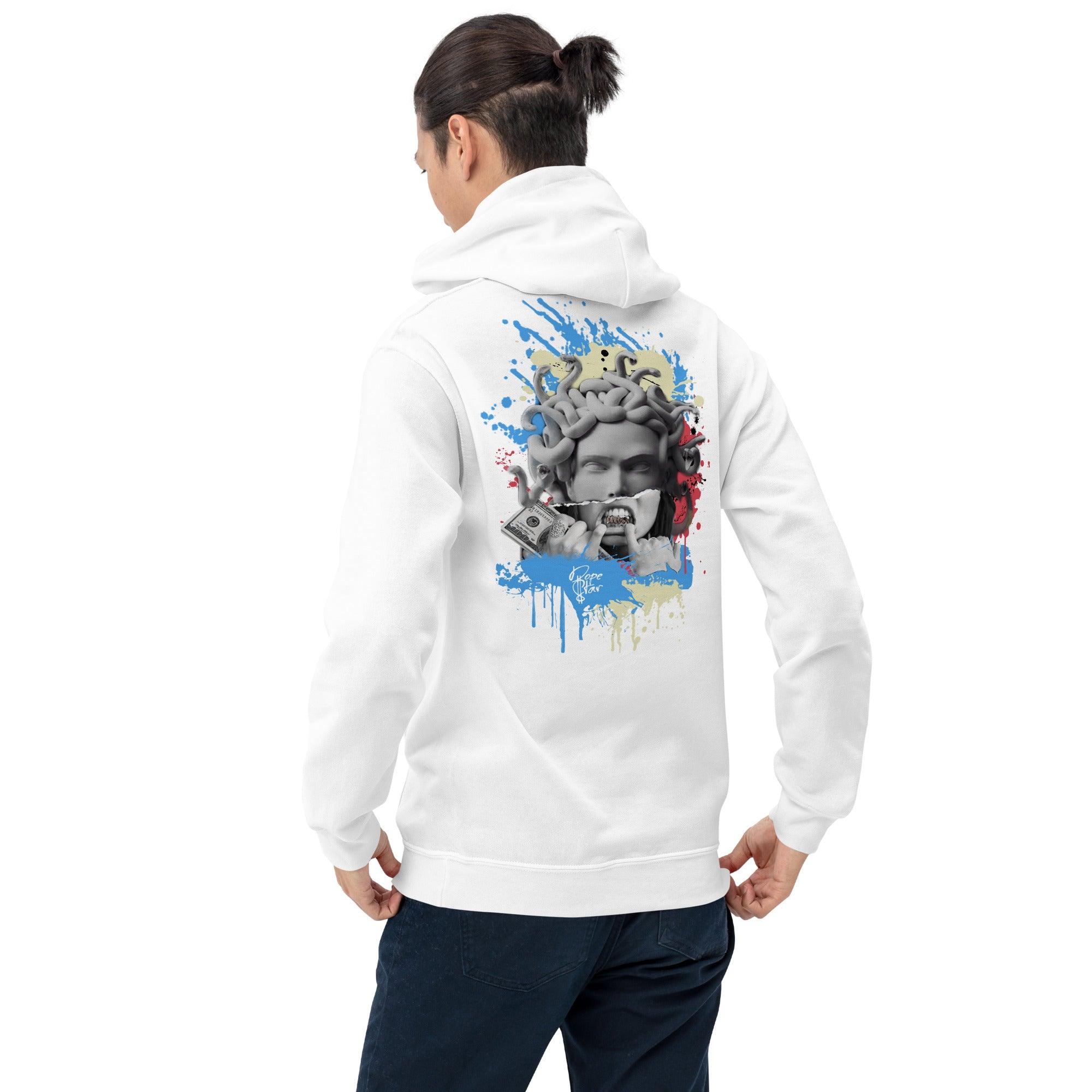 White Medusa Hoodie AJ 5s Union Off Noir photo