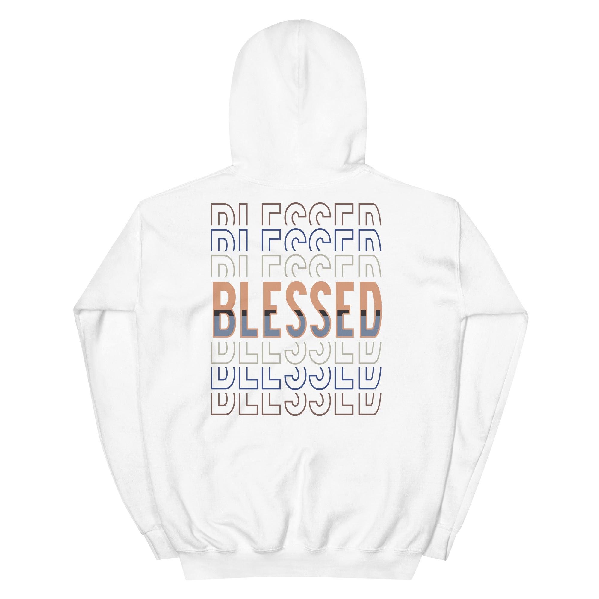 White Blessed Hoodie Yeezy 500 Enflame photo