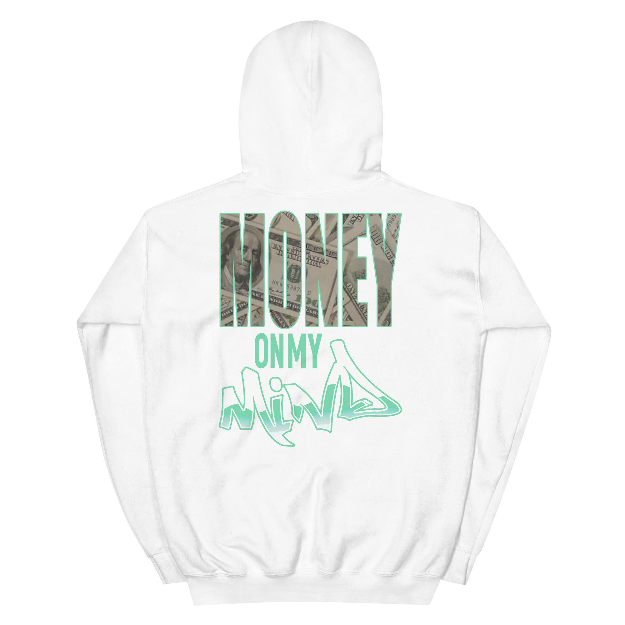 White Money On My Mind Hoodie Dunk Low Green Glow photo
